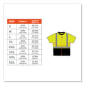 ergodyne GloWear 8289BK Class 2 Hi-Vis T-Shirt with Black Bottom, Large, Lime (22504)