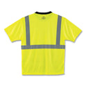 ergodyne GloWear 8289BK Class 2 Hi-Vis T-Shirt with Black Bottom, 5X-Large, Lime (22509)