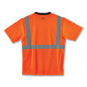 ergodyne GloWear 8289BK Class 2 Hi-Vis T-Shirt with Black Bottom, Large, Orange (22514)