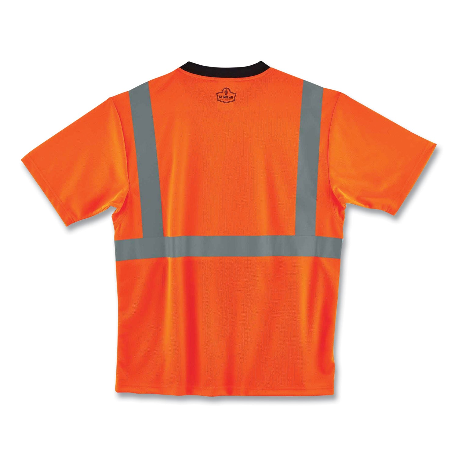 ergodyne GloWear 8289BK Class 2 Hi-Vis T-Shirt with Black Bottom, Small, Orange (22512)