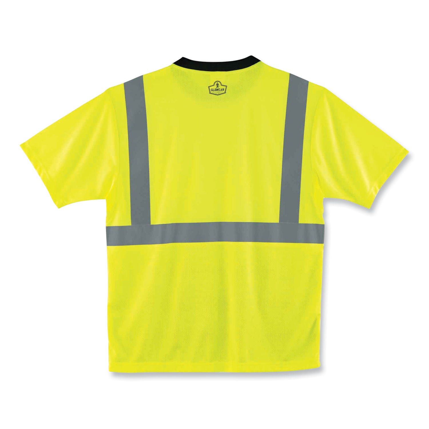 ergodyne GloWear 8289BK Class 2 Hi-Vis T-Shirt with Black Bottom, 4X-Large, Lime (22508)