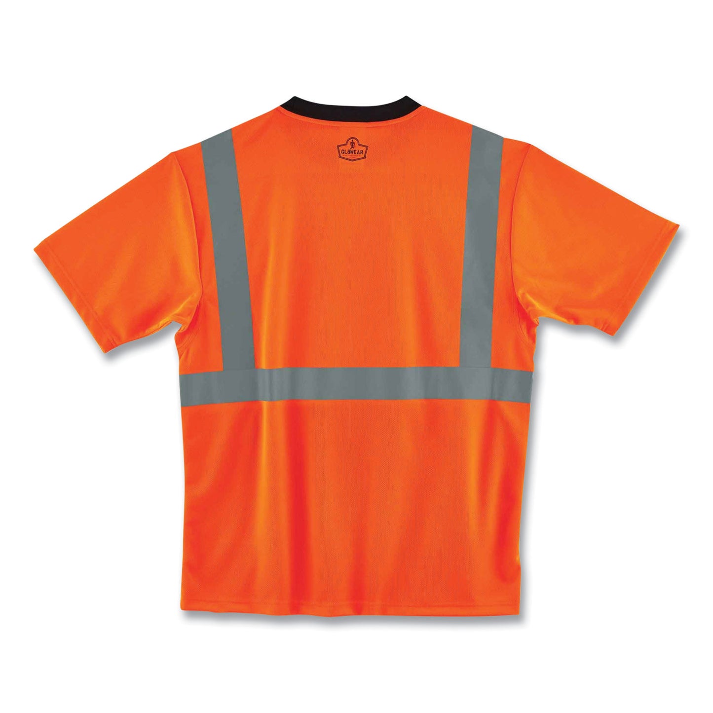 ergodyne GloWear 8289BK Class 2 Hi-Vis T-Shirt with Black Bottom, 4X-Large, Orange (22518)