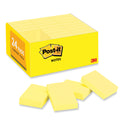 Post-it Original Pads in Canary Yellow, Value Pack, 1.38" x 1.88", 100 Sheets/Pad, 24 Pads/Pack (65324VAD)