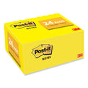 Post-it Original Pads in Canary Yellow, Value Pack, 1.38" x 1.88", 100 Sheets/Pad, 24 Pads/Pack (65324VAD)