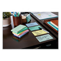 Post-it Original Pads in Beachside Cafe Collection Colors, 3" x 5", 100 Sheets/Pad, 5 Pads/Pack (655AST)