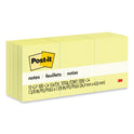 Post-it Original Pads in Canary Yellow, 1.38" x 1.88", 100 Sheets/Pad, 12 Pads/Pack (653YW)