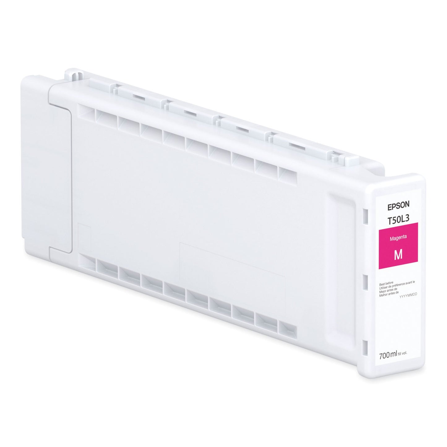Epson T50L320 (T50L) UltraChrome XD3 High Capacity Ink, 700 mL, Magenta