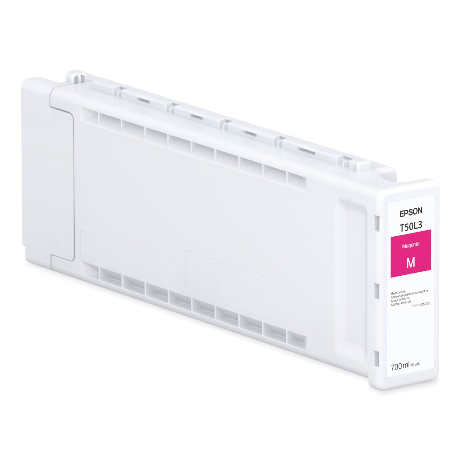 Epson T50L320 (T50L) UltraChrome XD3 High Capacity Ink, 700 mL, Magenta