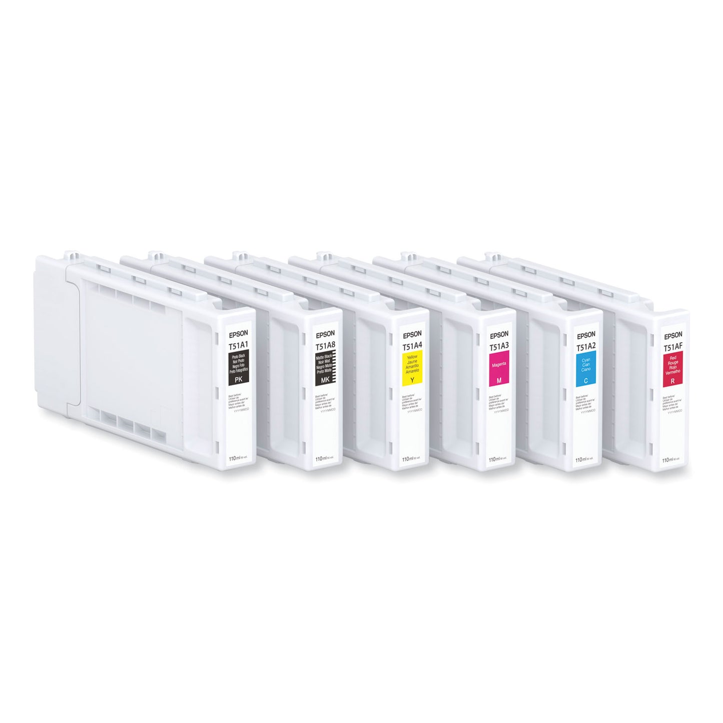 Epson T51A120 (T51A) UltraChrome XD3 High Capacity Ink, 110 mL, Photo Black