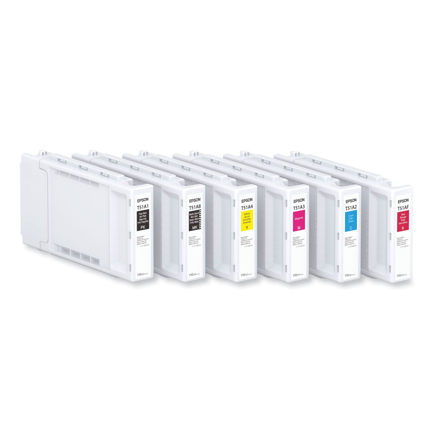 Epson T51A120 (T51A) UltraChrome XD3 High Capacity Ink, 110 mL, Photo Black