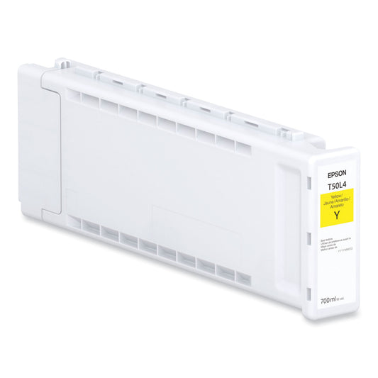 Epson T50L420 (T50L) UltraChrome XD3 High Capacity Ink, 700 mL, Yellow