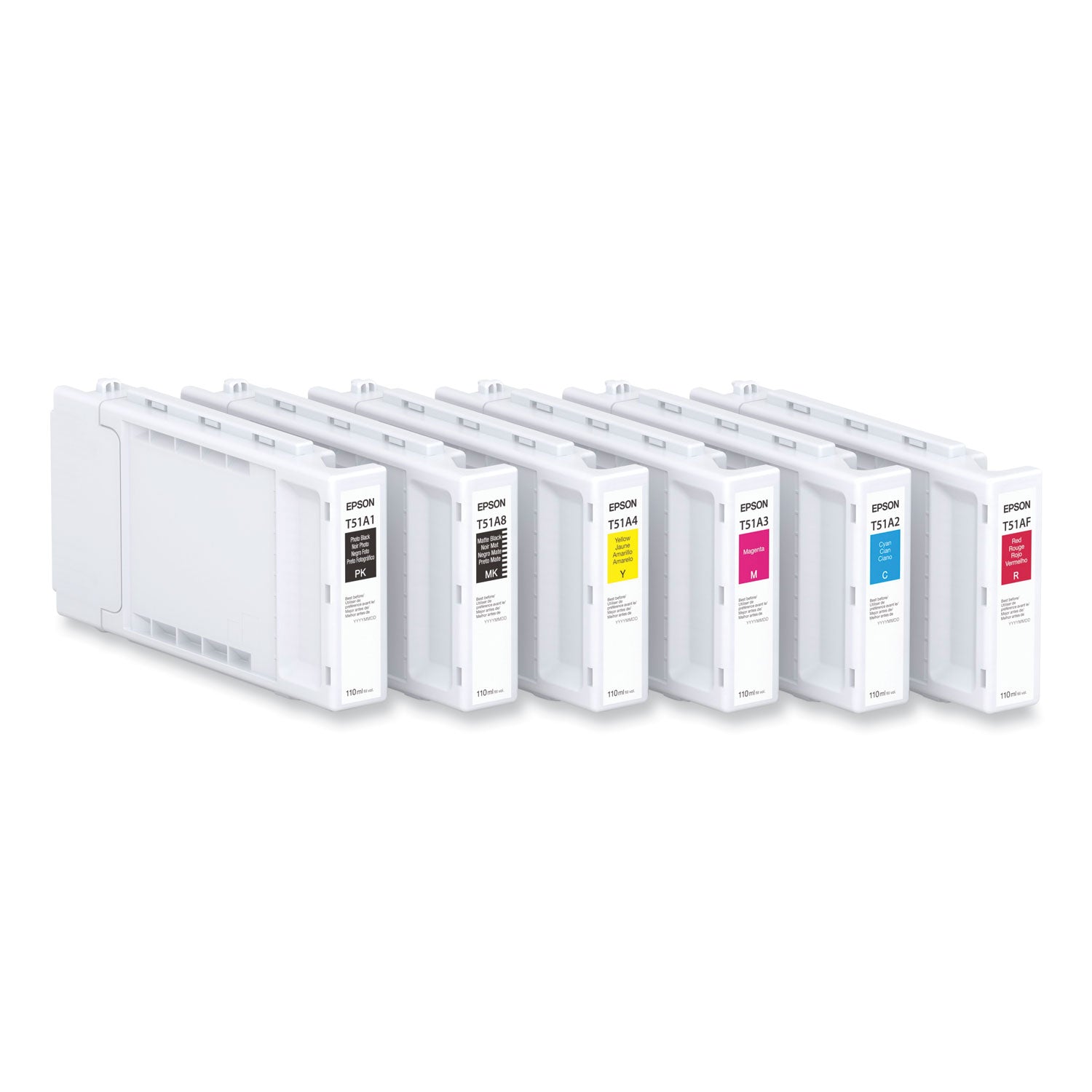Epson T51A220 (T51A) UltraChrome XD3 High Capacity Ink, 110 mL, Cyan