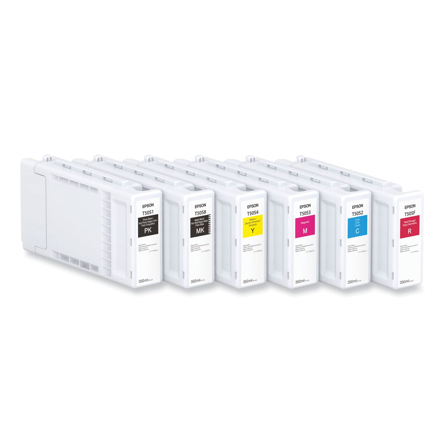 Epson T50S820 (T50S) UltraChrome XD3 High Capacity Ink, 350 mL, Matte Black
