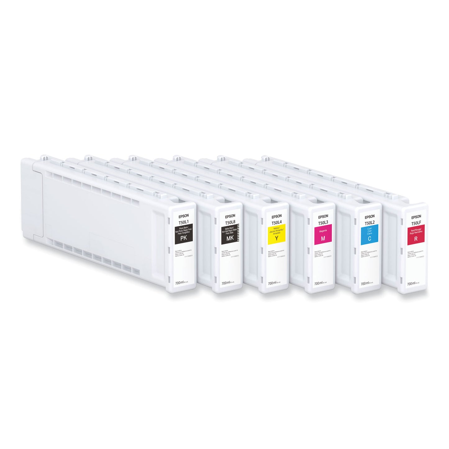 Epson T50L420 (T50L) UltraChrome XD3 High Capacity Ink, 700 mL, Yellow
