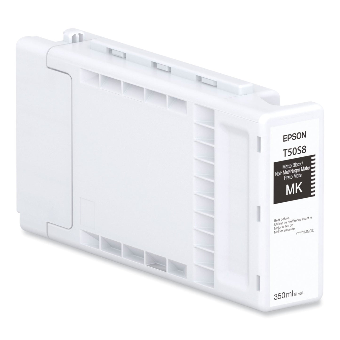 Epson T50S820 (T50S) UltraChrome XD3 High Capacity Ink, 350 mL, Matte Black