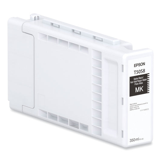 Epson T50S820 (T50S) UltraChrome XD3 High Capacity Ink, 350 mL, Matte Black
