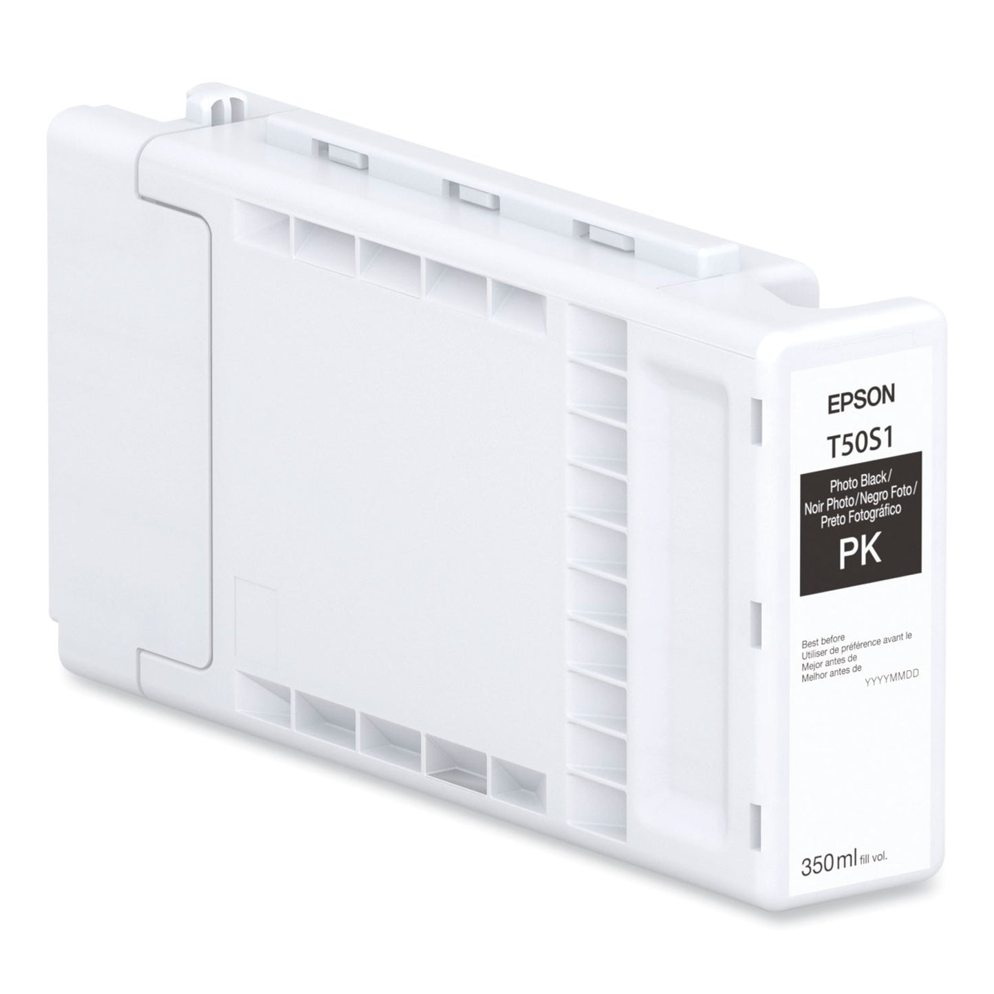 Epson T50S120 (T50S) UltraChrome XD3 High Capacity Ink, 350 mL, Photo Black