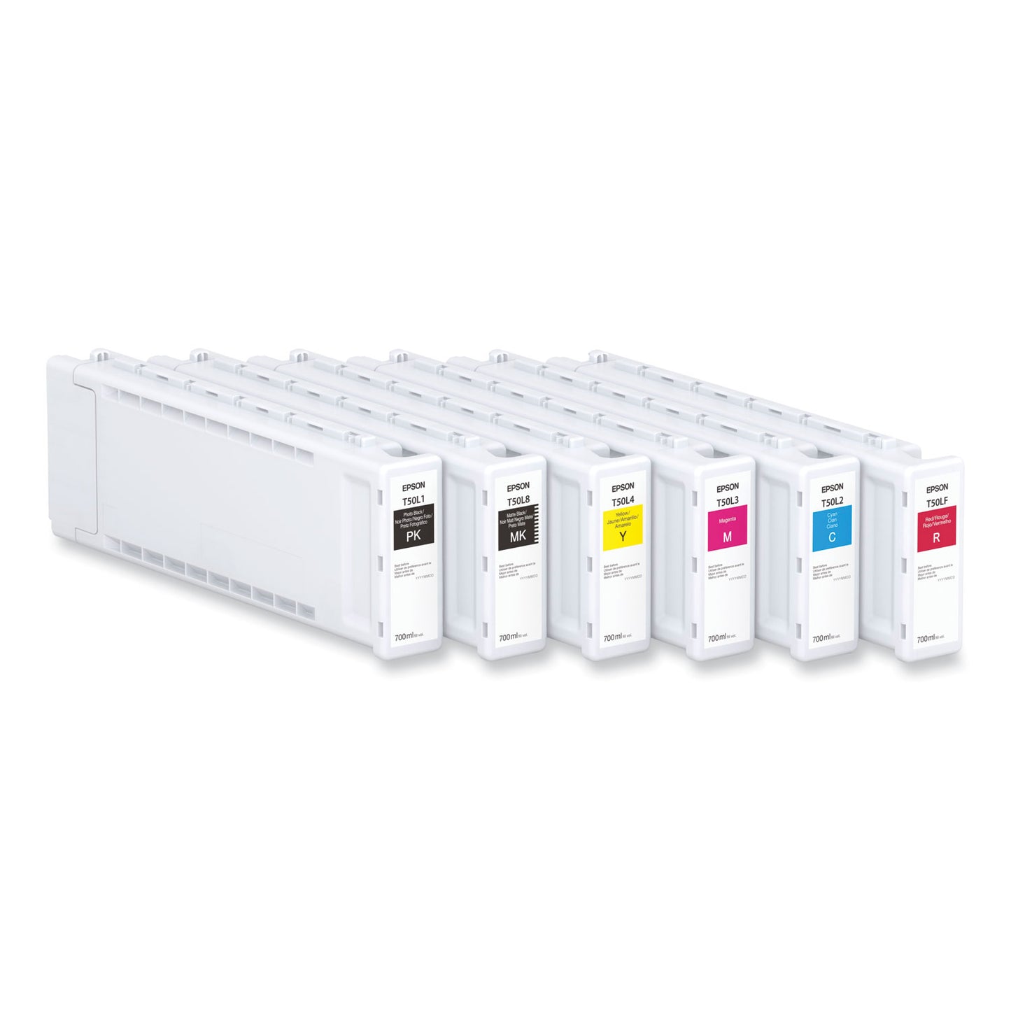Epson T50L320 (T50L) UltraChrome XD3 High Capacity Ink, 700 mL, Magenta