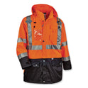 ergodyne GloWear 8386 Class 3 Hi-Vis Outer Shell Jacket, Polyester, Medium, Orange (25463)