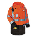 ergodyne GloWear 8386 Class 3 Hi-Vis Outer Shell Jacket, Polyester, Small, Orange (25462)