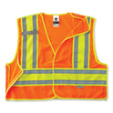 ergodyne GloWear 8245PSV Class 2 Public Safety Vest, Polyester, Small/Medium, Orange (23383)