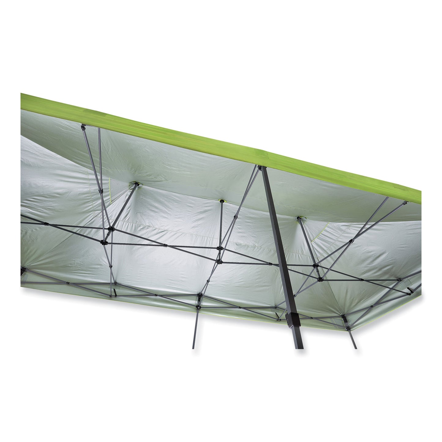 ergodyne Shax 6015C Replacement Pop-Up Tent Canopy for 6015, 10 ft x 20 ft, Polyester, Lime (12916)