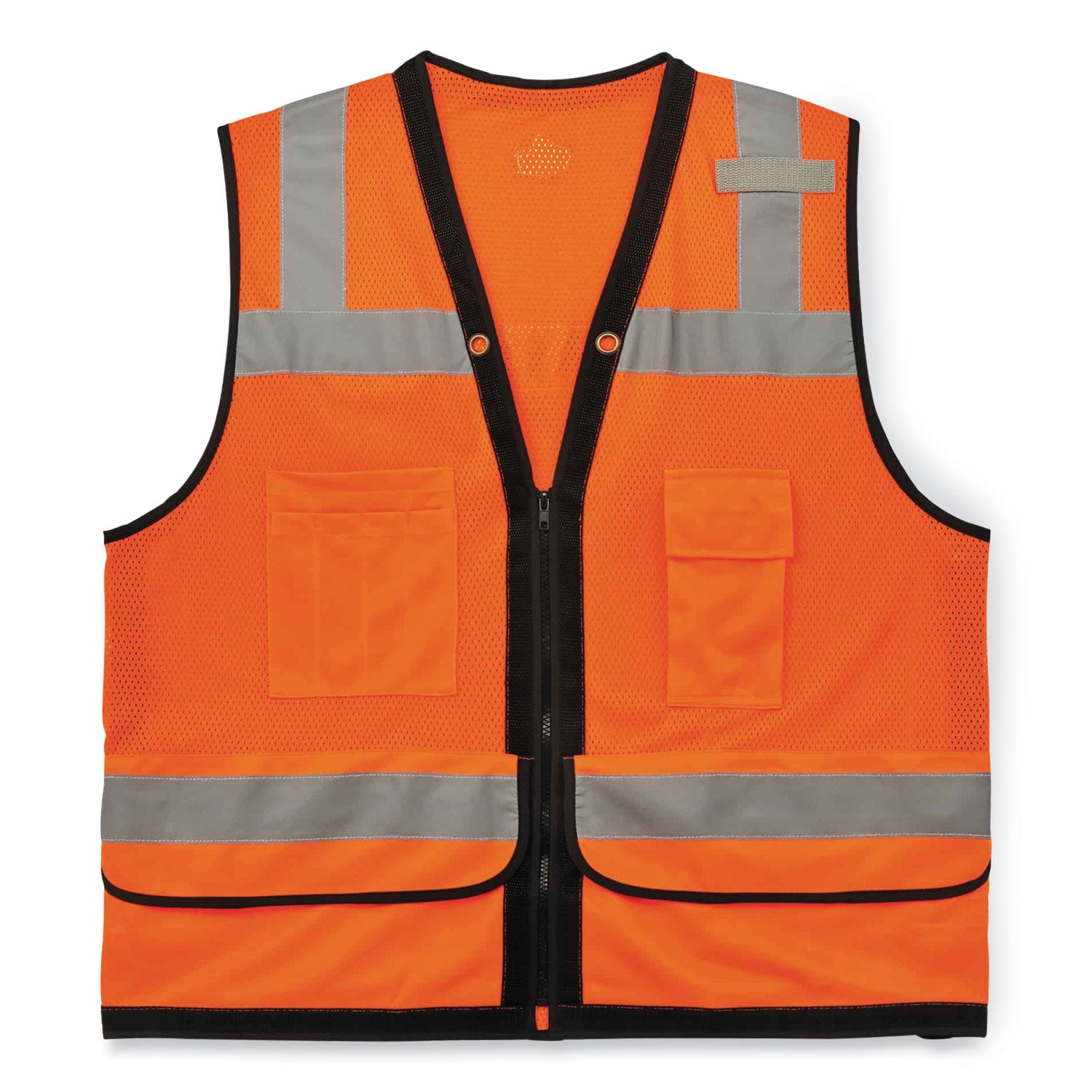 ergodyne GloWear 8253HDZ Class 2 Heavy-Duty Mesh Surveyors Vest, Polyester, Small/Medium, Orange (23313)