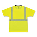 ergodyne GloWear 8280BK Class 2 Performance T-Shirt with Black Bottom, Polyester, X-Large, Lime (22535)