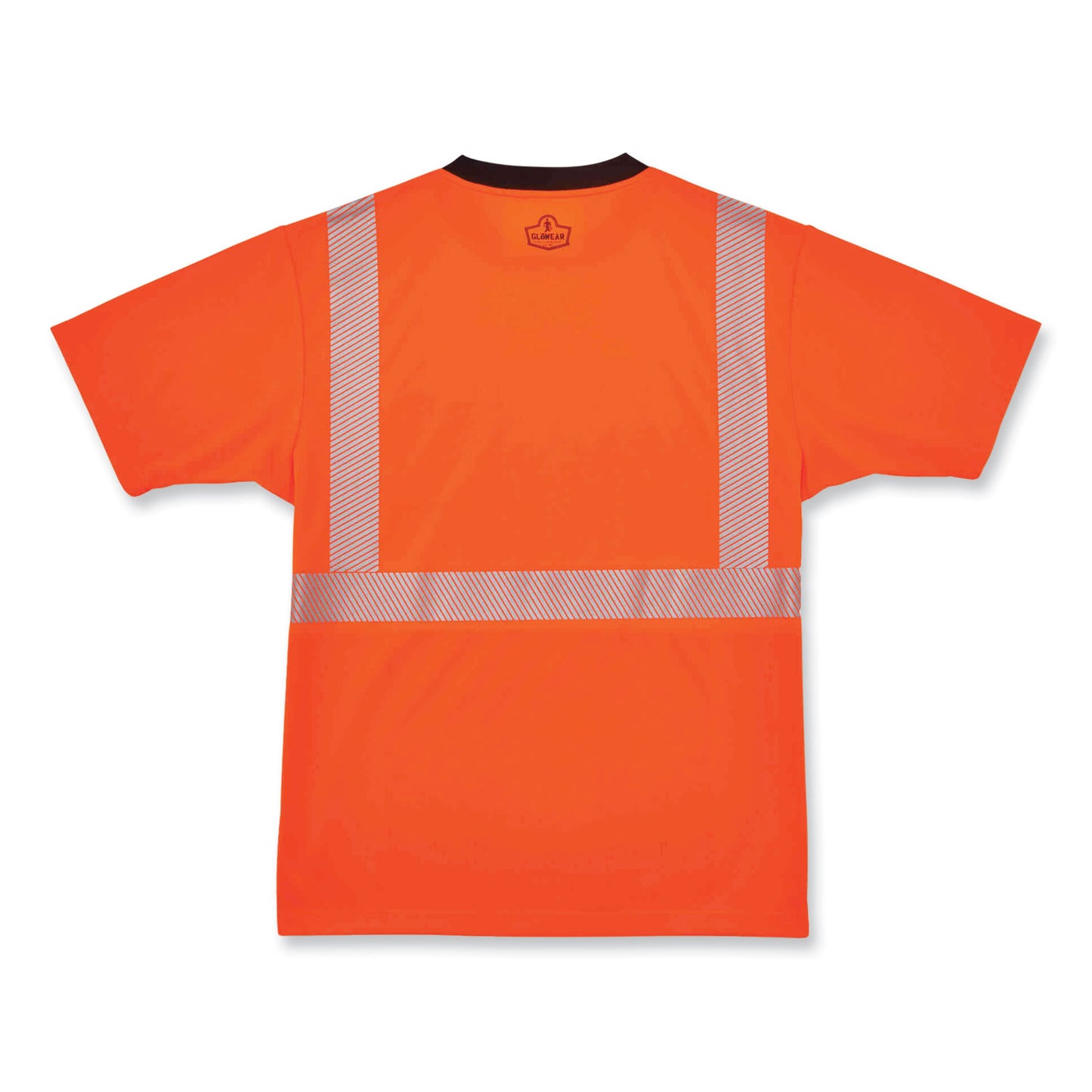 ergodyne GloWear 8280BK Class 2 Performance T-Shirt with Black Bottom, Polyester, 2X-Large, Orange (22586)