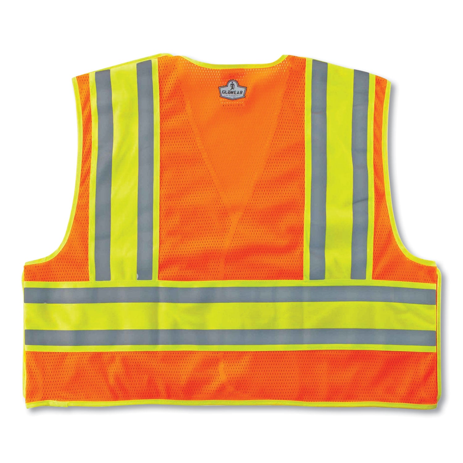 ergodyne GloWear 8245PSV Class 2 Public Safety Vest, Polyester, Large/X-Large, Orange (23385)