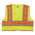 ergodyne GloWear 8245PSV Class 2 Public Safety Vest, Polyester, Small/Medium, Lime (23393)