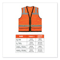 ergodyne GloWear 8253HDZ Class 2 Heavy-Duty Mesh Surveyors Vest, Polyester, Large/X-Large, Orange (23315)