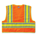 ergodyne GloWear 8245PSV Class 2 Public Safety Vest, Polyester, 4X-Large/5X-Large, Orange (23389)