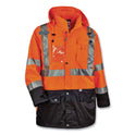 ergodyne GloWear 8386 Class 3 Hi-Vis Outer Shell Jacket, Polyester, 2X-Large, Orange (25466)