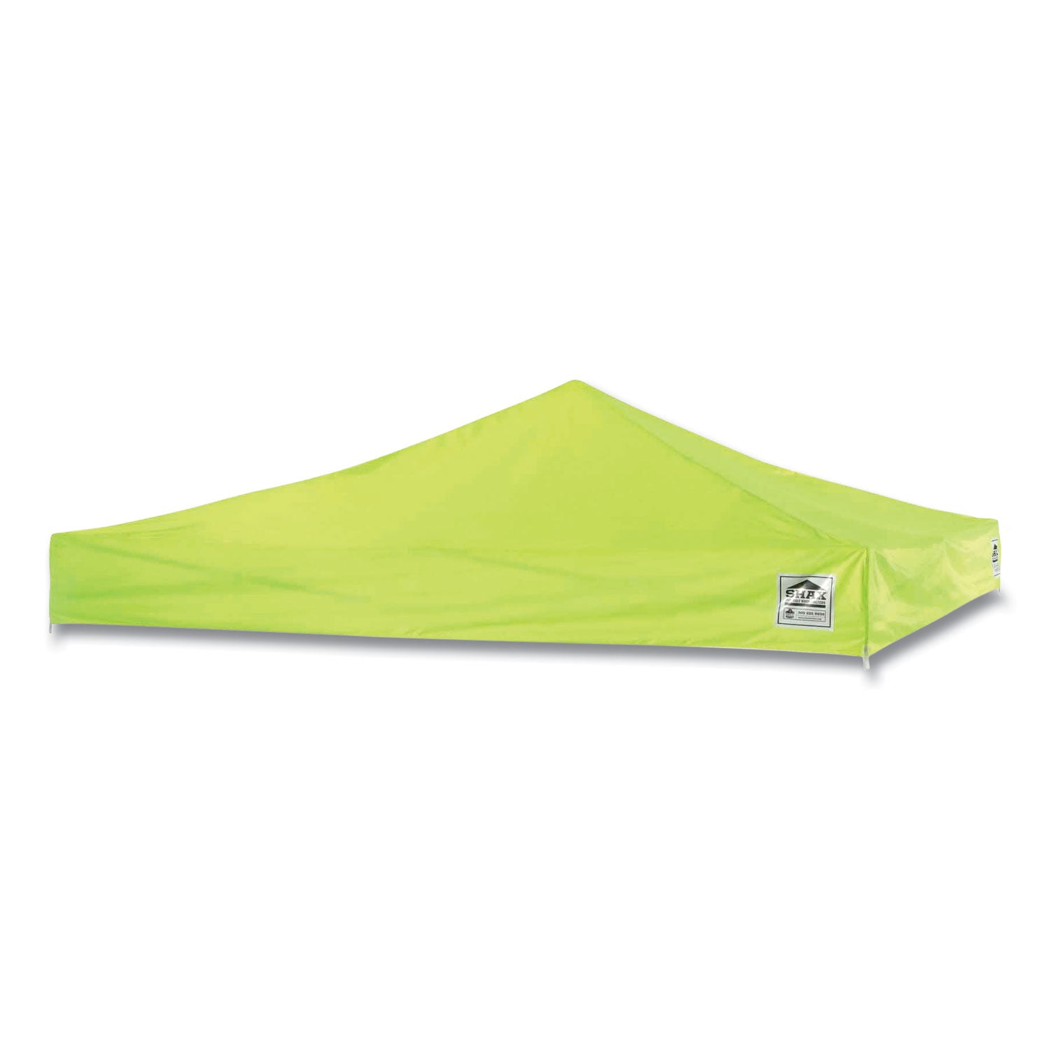 ergodyne Shax 6010C Replacement Pop-Up Tent Canopy for 6010, 10 ft x 10 ft, Polyester, Lime (12911)