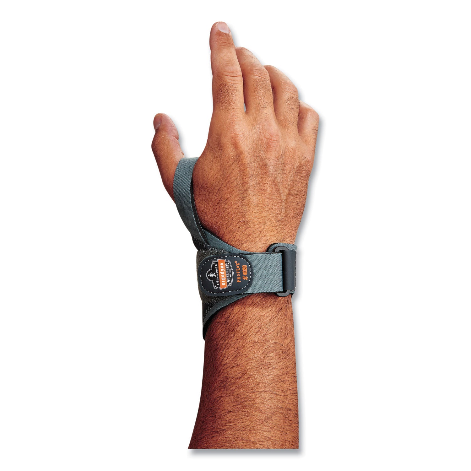 ergodyne ProFlex 4020 Lightweight Wrist Support, 2X-Large, Fits Left Hand, Gray (70288)