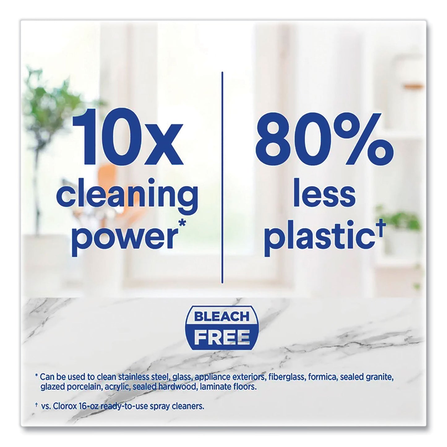 Clorox Multipurpose Degreaser Cleaner Refillable Starter Kit, Crisp Lemon Scent (60160)