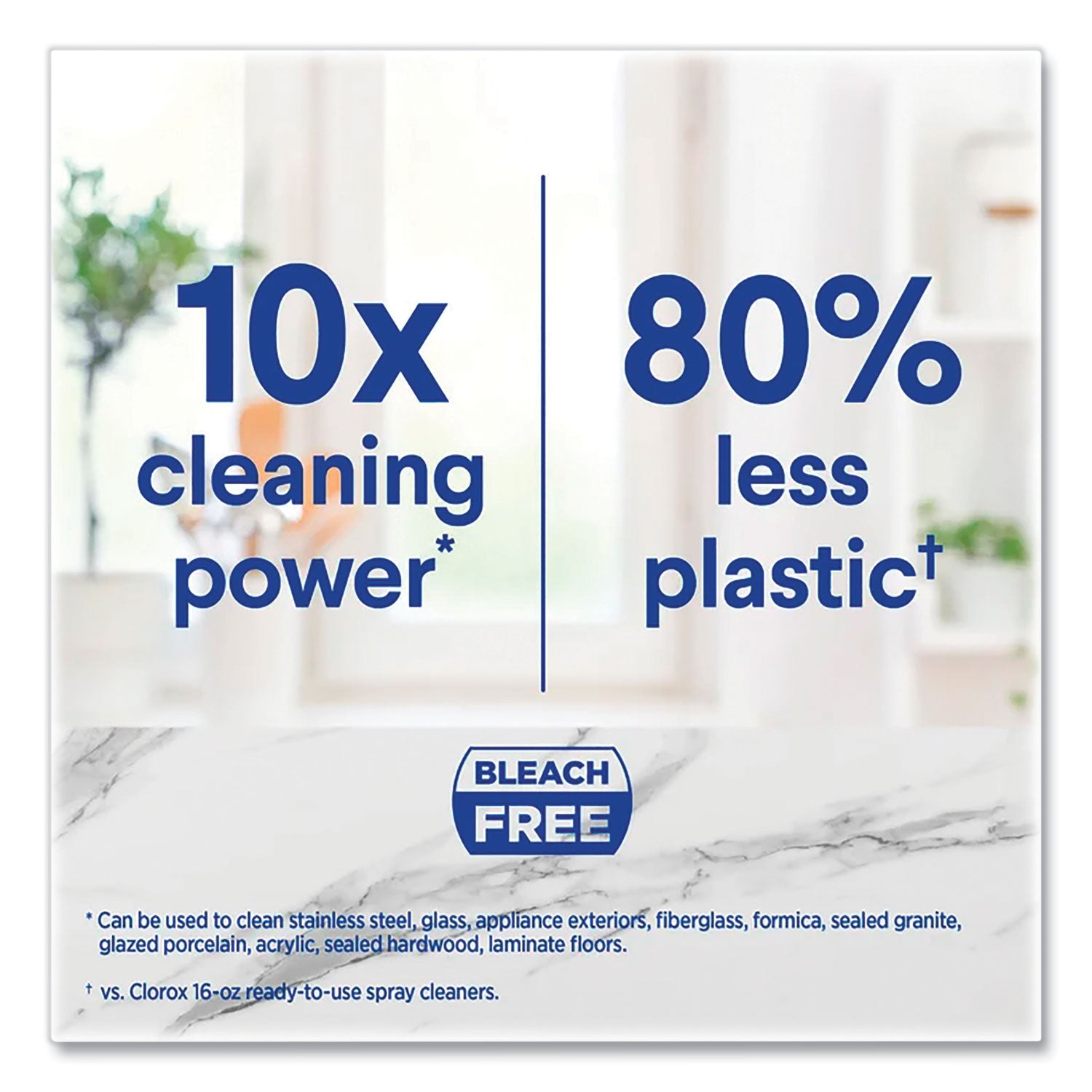 Clorox Multipurpose Degreaser Cleaner Refillable Starter Kit, Crisp Lemon Scent (60160)