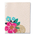 Carolina Paper Panache Glossy 3-Hole Punched 6-Pocket Folder, 11 x 8.5, Assorted (93001)