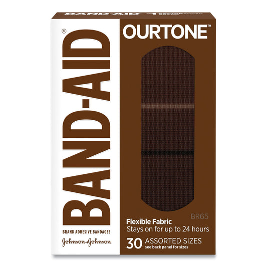 BAND-AID OurTone Adhesive Bandages, BR65, 2.25 x 0.63