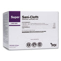 Super Sani-Cloth Individually Wrapped Germicidal Disposable Wipes, Large, 1-Ply, 5 x 8, Unscented, White, 50/Pack (H04082)