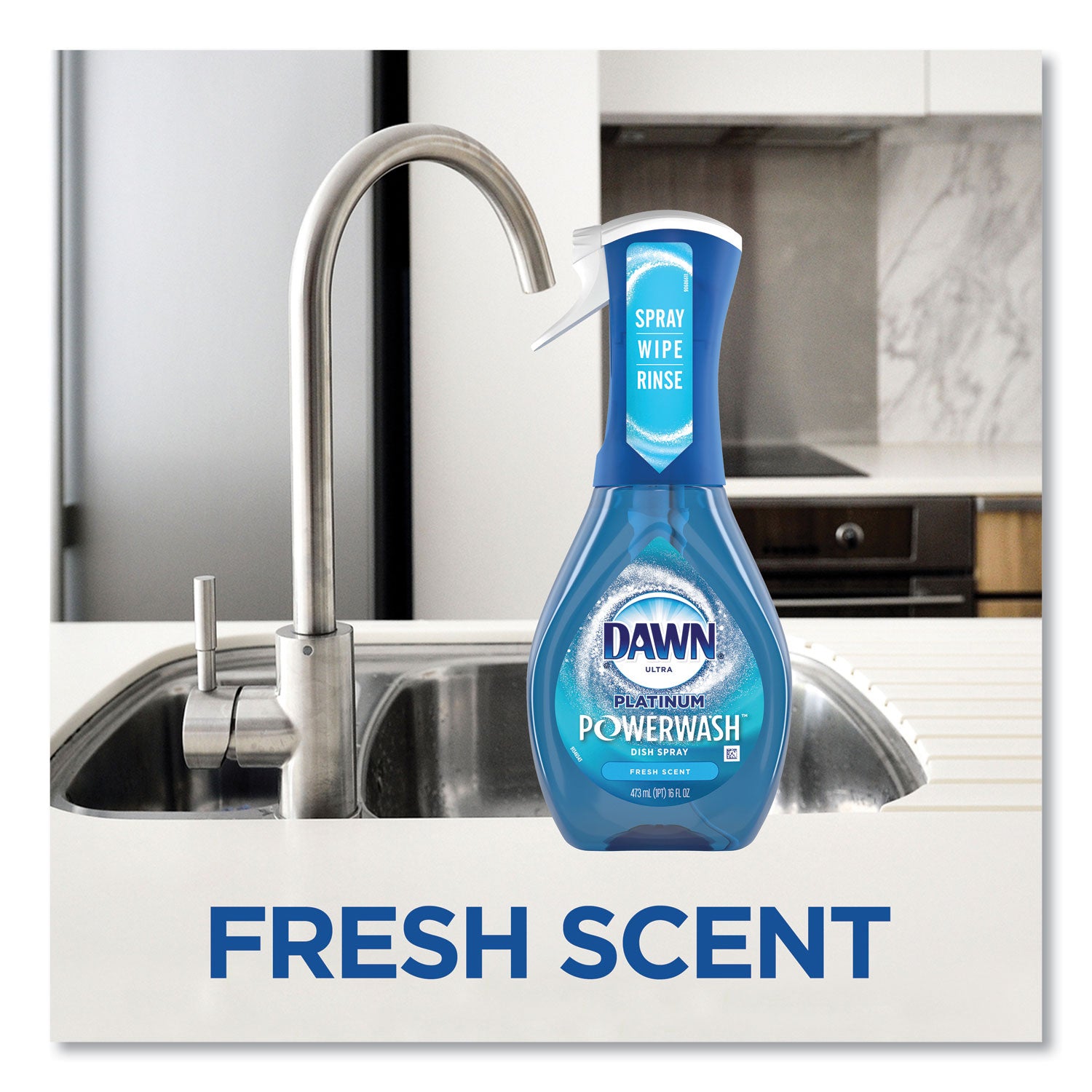 Dawn Platinum Powerwash Dish Spray Refill, Fresh Scent, 16 oz Refill Bottle (52366)