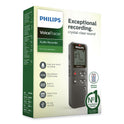 Philips Voice Tracer DVT1120 Digital Voice Recorder, 8 GB, Black