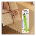 Westcott Safety Ceramic Blade Box Cutter, 0.5" Blade, 5.5" Plastic Handle, Green (16475)