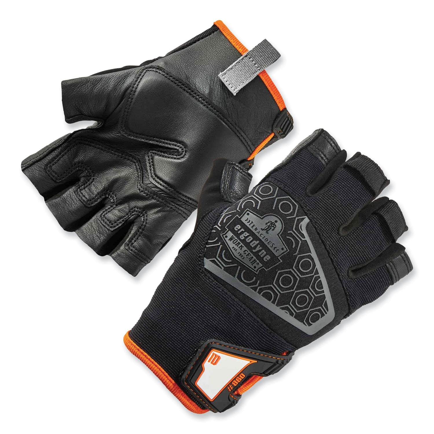 ergodyne ProFlex 860 Heavy Lifting Utility Gloves, Black, X-Large, Pair (17285)