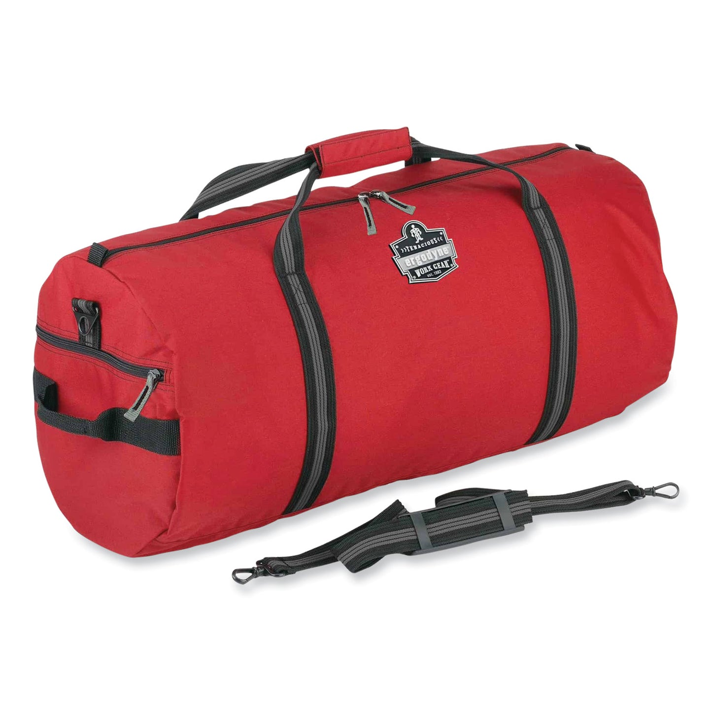 ergodyne Arsenal 5020 Gear Duffel Bag, Nylon, Small, 12 x 23 x 12, Red (13020)