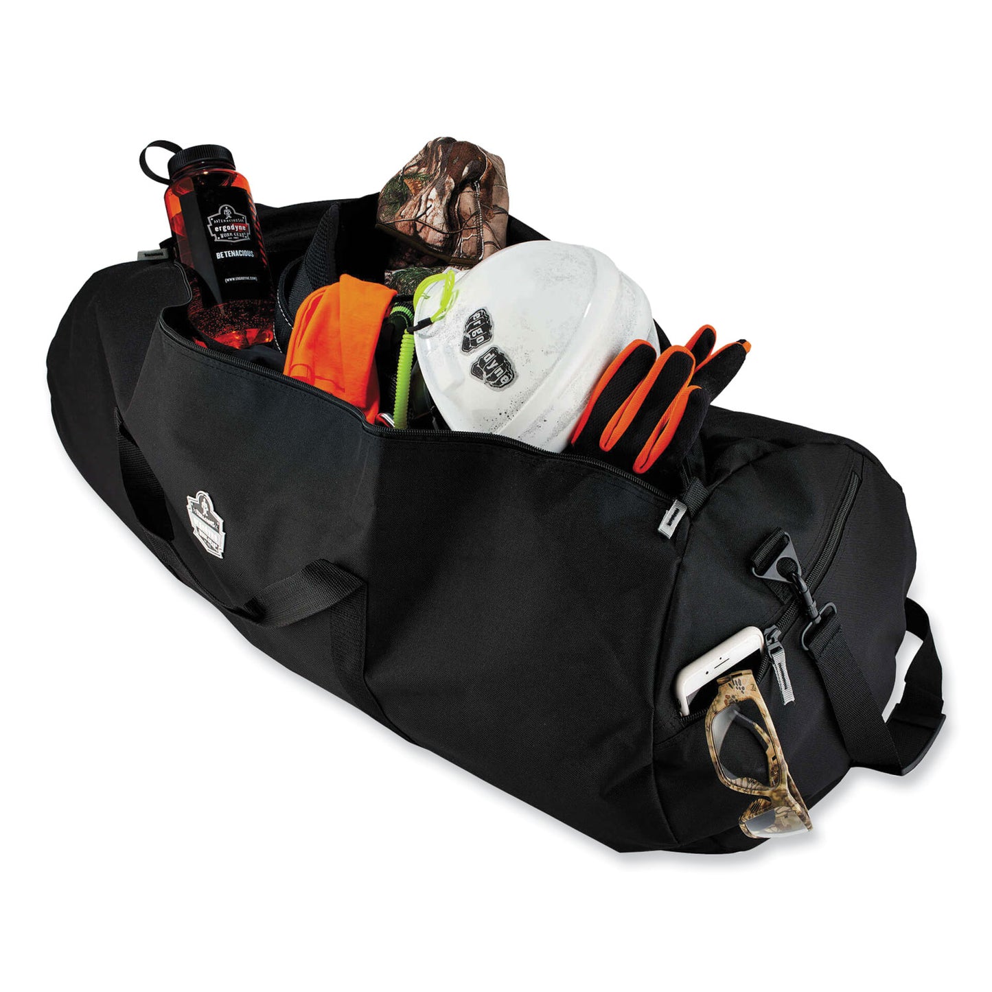 ergodyne Arsenal 5020P Gear Duffel Bag, Polyester, Large, 14 x 35 x 14, Black (13322)