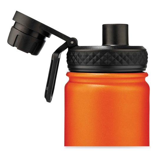 ergodyne Chill-Its 5152 Insulated Stainless Steel Water Bottle, 25 oz, Orange (13166)