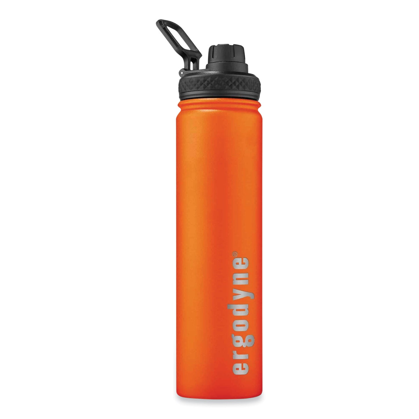 ergodyne Chill-Its 5152 Insulated Stainless Steel Water Bottle, 25 oz, Orange (13166)