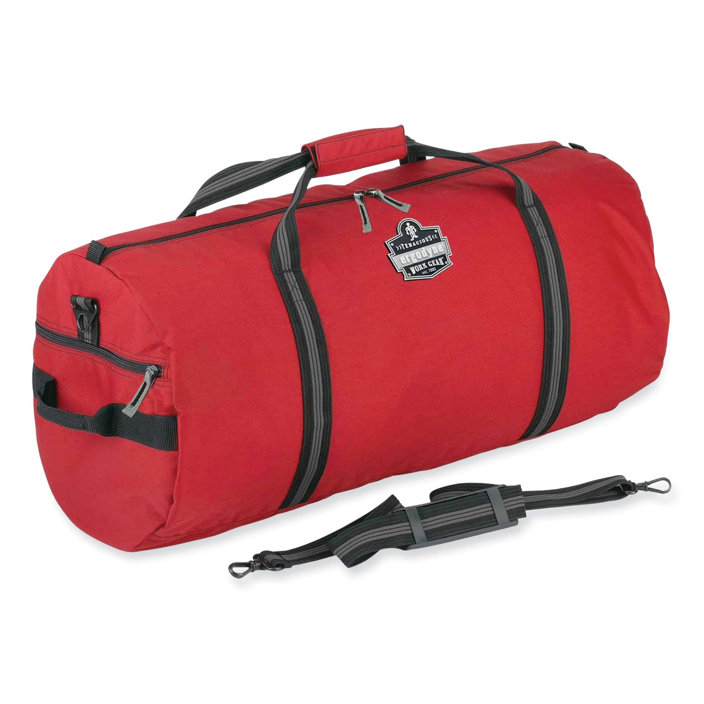 ergodyne Arsenal 5020 Gear Duffel Bag, Nylon, Medium, 13 x 28.5 x 13, Red (13021)